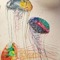 Mon projet du cours : Techniques modernes d’aquarelle. Un progetto di Belle arti, Pittura, Illustrazione tradizionale e Pittura ad acquerello di Émilie Lucas - 21.11.2024