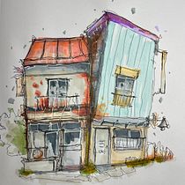 My project for course: Expressive Architectural Sketching with Colored Markers Ein Projekt aus dem Bereich Architektonische Illustration, Zeichnung, Illustration mit Tinte, Sketchbook und Skizzenentwurf von marko_novak82 - 21.11.2024