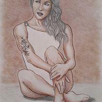 Meu projeto do curso: Ilustração com pastel e lápis de cor. Un progetto di Illustrazione tradizionale, Belle arti, Disegno, Disegno a matita, Disegno di ritratti, Disegno realistico e Disegno artistico di Flávio Oliveira - 19.11.2024