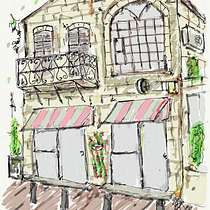 My project for course: Expressive Architectural Sketching with Colored Markers Ein Projekt aus dem Bereich Architektonische Illustration, Zeichnung, Illustration mit Tinte, Sketchbook und Skizzenentwurf von Jack Hanuka - 22.11.2024
