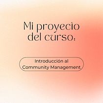Mi proyecto del curso: Introducción al community management. Redes sociais, Marketing digital, Marketing de conteúdo, Marketing para Facebook, e Marketing para Instagram projeto de bfau - 20.11.2024