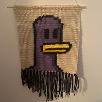 My project for course: Introduction to Tapestry. Un proyecto de Pattern Design, Diseño de complementos, Tejido, Crochet y Diseño textil de Audrée Adam - 11.11.2023