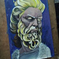 Mi proyecto del curso: Retrato expresivo con gouache. Gouache Painting, Traditional illustration, and Painting project by Carlos Adrián De La Paz Almaraz - 11.25.2024
