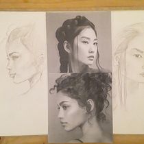 mi proyecto Rostros. Artistic Drawing, Drawing, Portrait Drawing, Sketchbook, and Sketching project by tomnov1989 - 11.26.2024