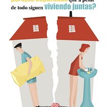 ¿Por qué hay parejas separadas que a pesar de todo siguen juntas? Why are there separated couples who, despite everything, remain together?. Design editorial, Ilustração tradicional, Ilustração digital, Comunicação e Ilustração editorial projeto de María Victoria Caruso - 25.11.2024
