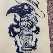 Mi proyecto del curso: Técnicas de tatuaje blackwork con línea fina. Tattoo Design project by laurarcofernandez - 11.27.2024