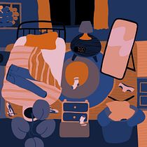 My project for course: Flat Digital Illustration with Vibrant Colors . Digital Drawing, Digital Illustration, and Drawing project by bart - 11.27.2024