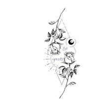 Roses and shapes. Un progetto di Design di tatuaggi di elena.scrucy11 - 29.11.2024