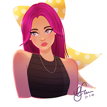 My project for course: Cartoon-Style Character Portraits with Procreate. Design de personagens, Desenho digital, Ilustração digital, e Pintura digital projeto de wildy - 29.11.2024