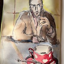Mijn project van de cursus: Artistiek schetsen met aquarel: durf je ideeën te uiten. Esboçado, Criatividade, Desenho, Ilustração tradicional, Pintura em aquarela, e Sketchbook projeto de marthaketelaar - 01.12.2024