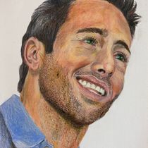 Alex O'Loughlin by Udi Samin. Colored Pencil Drawing project by udi_samin - 12.02.2024