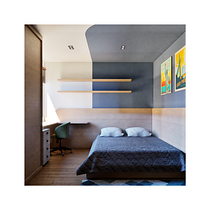 Quarto para uso do filho - Teste para clientes.. Architecture, Creativit, Interior Architecture, Interior Decoration, Interior Design, and Spatial Design project by Marcos Ueniton - 12.05.2024