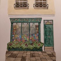 Mi proyecto del curso: Ilustración urbana en acuarela: retrata tu ciudad. Ilustração arquitetônica, Desenho, Pintura, e Pintura em aquarela projeto de esperanzamacarenaaviles_1 - 05.12.2024