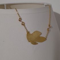 Collana con ciondolo foglia. Un projet de Artisanat, Création d'accessoires, Design de bijoux , et DIY de cristina_ferrara_pa - 05.12.2024