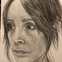My project for course: Realistic Portrait with Graphite Pencil Ein Projekt aus dem Bereich Bildende Künste, Zeichnung, Bleistiftzeichnung, Traditionelle Illustration, Porträtzeichnung, Realistische Zeichnung, Artistische Zeichnung, Skizzenentwurf und Anatomische Zeichnung von michennessy - 06.12.2024
