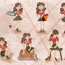 Mein Abschlussprojekt für den Kurs: Illustration von Bilderbuchfiguren mit Procreate. Projekt z dziedziny Ilustracje dla dzieci, Ilustracja c, frowa, Trad, c, jna ilustracja, Projektowanie postaci i Narracja użytkownika Sabine Dohmen - 08.12.2024