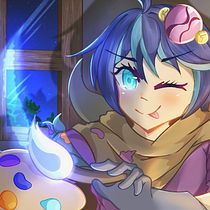 Acua pintando de noche. Character Design, Comic, Digital Illustration, Traditional illustration, and Manga project by Angel Febres Payares - 12.09.2024
