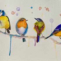 eindproject. Traditional illustration, Watercolor Painting, Realistic Drawing, and Naturalistic Illustration project by haberdoedas - 12.09.2024