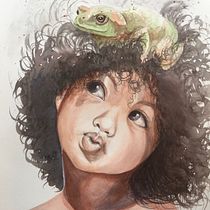 rospa. Fine Arts, Portrait Drawing, Painting, and Watercolor Painting project by elenaserrani - 12.09.2024