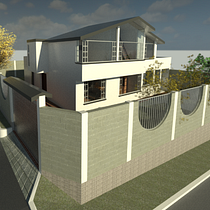 Proyecto Final - Revit | Doméstika. Un projet de 3D, Architecture, Architecture numérique, Architecture d'intérieur, Modélisation 3D , et ArchVIZ de Leonardo Soria - 10.12.2024