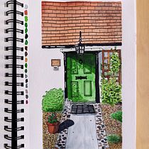 Mi proyecto del curso: Cuaderno de viaje en acuarela. Traditional illustration, Architectural Illustration, Watercolor Painting, and Sketchbook project by darioporras - 12.10.2024