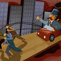 "Let them work for you... so you can enjoy your toys.". Un proyecto de Ilustración editorial, Ilustración tradicional, Ilustración digital e Ilustración vectorial de dniekamp - 10.12.2024
