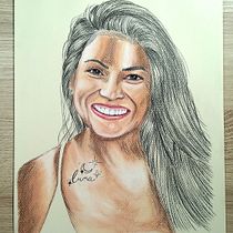 Ilustração com pastel e lápis de cor. Un progetto di Illustrazione tradizionale, Belle arti, Disegno, Disegno a matita, Disegno di ritratti, Disegno realistico e Disegno artistico di Junior da S. Coelho - 10.12.2024