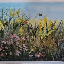 Autumn Meadow Ein Projekt aus dem Bereich Traditionelle Illustration, Naturalistische Illustration und Malerei von Catherine Hackett - 10.12.2024
