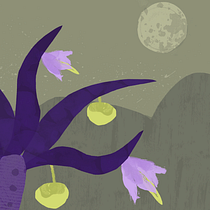 The Maned Wolf and the Wolf's Fruit (Lobo Guará e a Lobeira). Un proyecto de Collage, Diseño, Diseño digital, Ilustración tradicional, Ilustración digital, Ilustración infantil y Álbum ilustrado						 de Juliana Pulier - 12.12.2024