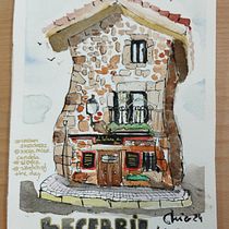 Taberna  Ein Projekt aus dem Bereich Architektonische Illustration, Zeichnung, Illustration mit Tinte, Sketchbook und Skizzenentwurf von Rocío Mirón - 14.12.2024