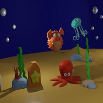 Mi proyecto del curso: Introducción al diseño y modelado 3D con Blender. Character Design, Product Design, Motion Graphics, and 3D Modeling project by Manuel Gutiérrez Gómez - 12.14.2024