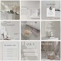 Mi proyecto del curso: Diseño de feed de Instagram con Canva. Un projet de Conception numérique, Design graphique, Instagram, Marketing , et Réseaux sociaux de Elizaveta Gnezdovskaya - 15.12.2024