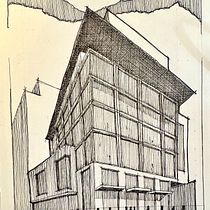 Mi proyecto del Curso.. Architectural Illustration, Drawing, Traditional illustration, Ink Illustration, and Sketching project by Saúl Díaz Godínez - 12.16.2024