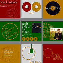 Blog Personal Sobre Vinilos. Un progetto di Design, Graphic design, Design tipografico e Tipografia di santiman77 - 16.12.2024