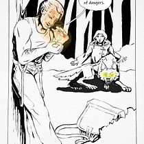 Red and the Bear. Comic, Ilustração tradicional, Narrativa, Stor, e board projeto de tayoren - 16.12.2024