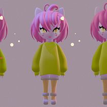 Meu projeto do curso: Criação de personagens Kawaii em 3D com Blender. Un progetto di Modellazione 3D, Character design, Illustrazione digitale, Illustrazione tradizionale e Manga di eduardaotonic - 12.12.2024