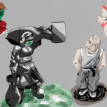 Unos Oc que desarrolle con la técnica de la sombra o figura. Projekt z dziedziny Projektowanie postaci, Trad, c, jna ilustracja, Ilustracja c, frowa, Ilustracje dla dzieci i Narracja użytkownika Diego Oswaldo Ramírez Zárate - 17.12.2024