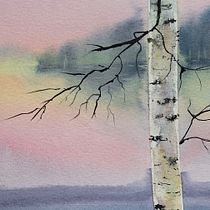 Projet du cours Paysages atmosphériques à l'aquarelle Ein Projekt aus dem Bereich Bildende Künste, Malerei und Aquarellmalerei von helene_massip - 17.12.2024