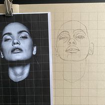 Portrait fusain. Fine Arts, Drawing, Artistic Drawing, Portrait Drawing, Realistic Drawing, and Traditional illustration project by Jim rodriguez - 12.17.2024