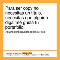 Copywriting para copywriters. Un progetto di Pubblicità, Comunicazione, Cop, writing, Stor e telling di valeria_pelaez12 - 18.12.2024