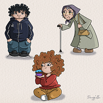 Création de personnages à l'aide de l'anatomie stylisée. Design de personagens, Desenho, Desenho anatômico e Ilustração tradicional projeto de aubry_marine - 18.12.2024