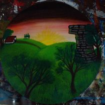 Mi proyecto del curso: Introducción a la pintura de paisajes en acrílico. Acr, lic Painting, Traditional illustration, and Painting project by celesteinesvelazquez - 12.22.2024