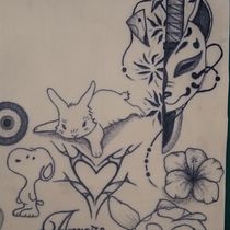 Piel sintetica. Un progetto di Design di tatuaggi di Paloma Recanatini - 26.12.2024