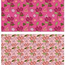 Buganbilia. Projekt z dziedziny Stemple, Pattern design, Trad, c, jna ilustracja, Ilustracja c, frowa,  R, sunek, Wzornictwo tekst, liów, Design, Kreat, wność, R, sunek c, frow, Projektowanie c i frowe użytkownika yosangls - 27.12.2024