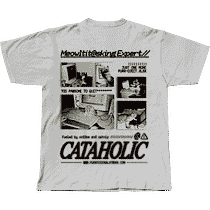 ''CATAHOLIC'' - Diseño de camisetas tipográficas. T, pograph, T, pograph, Design, Printing, Textile Printing, Textile Design, Graphic Design, Design, and Fashion Design project by Ana Victoria - 12.28.2024