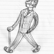 Personaje a lo largo del tiempo. Un proyecto de Animación, Animación 2D y Diseño de personajes 3D de José Sánchez - 28.12.2024