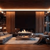 living room interior design. Un projet de Design d'intérieur, Architecture d'intérieur, Décoration d'intérieur , et Design d'espace de Feriel ALIOUSALAH - 28.12.2024