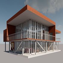 Projeto final / Projecto final. Un projet de 3D, Architecture, Architecture numérique, Architecture d'intérieur, Modélisation 3D , et ArchVIZ de Lucas Santos - 29.12.2024