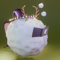 Bianchi Mallow. Un progetto di Modellazione 3D, Character design, Illustrazione digitale, Illustrazione tradizionale e Manga di Isabela Ojeda Cardona - 29.12.2024
