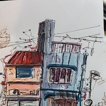 Archifeutres Ein Projekt aus dem Bereich Architektonische Illustration, Zeichnung, Illustration mit Tinte, Sketchbook und Skizzenentwurf von Lambert Syylvain - 29.12.2024